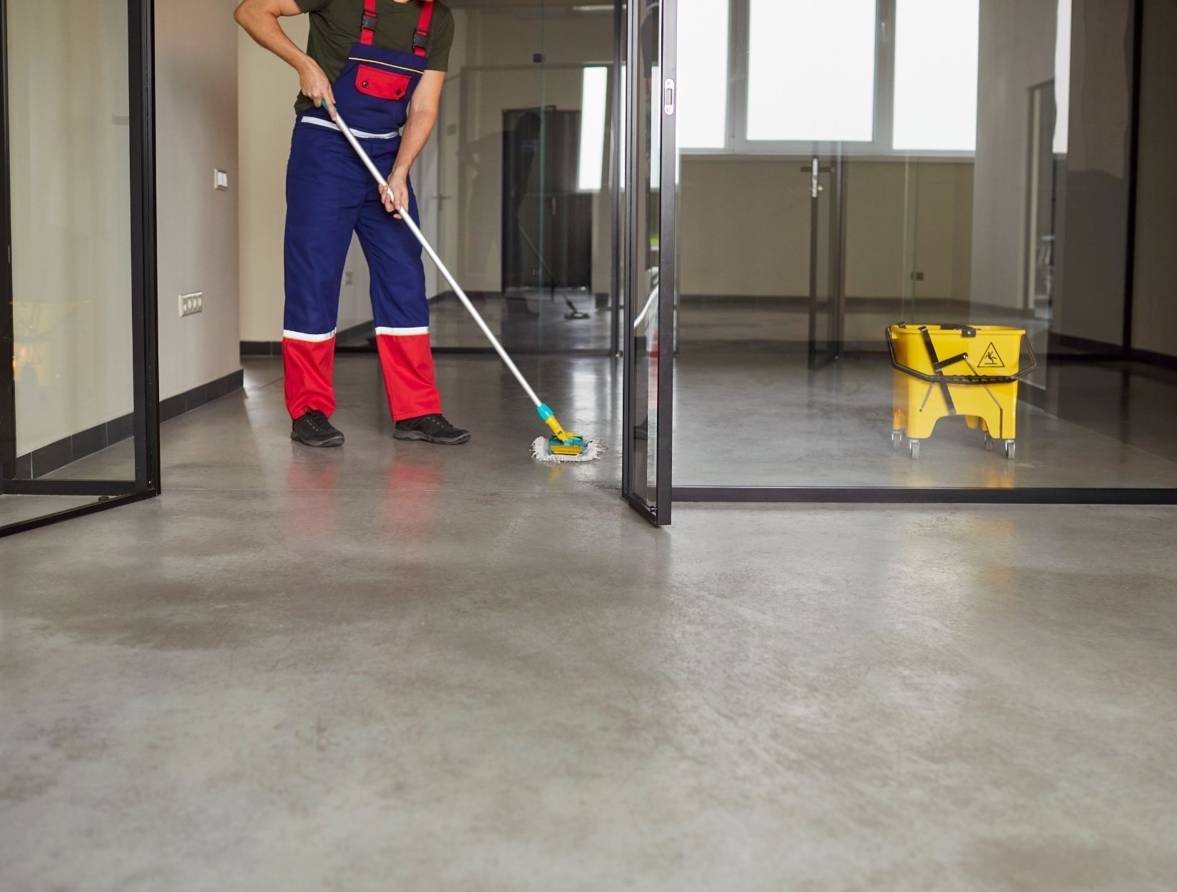 Are floors disinfected during cleaning?